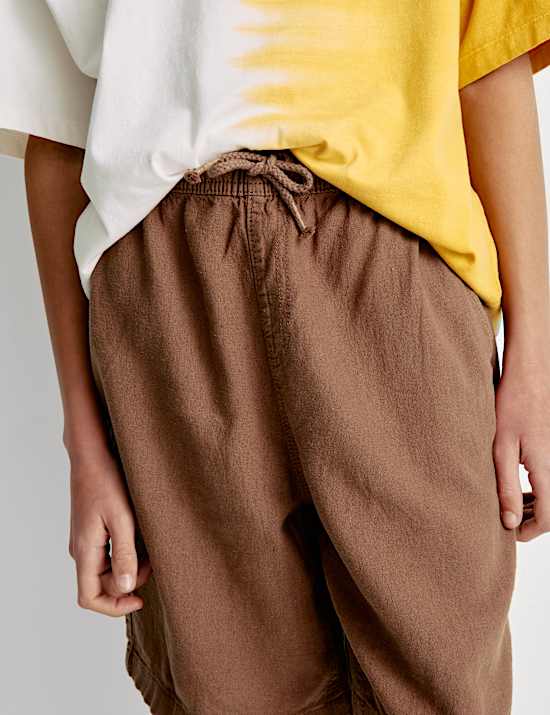 Linen Rich Shorts (2-16 Yrs)