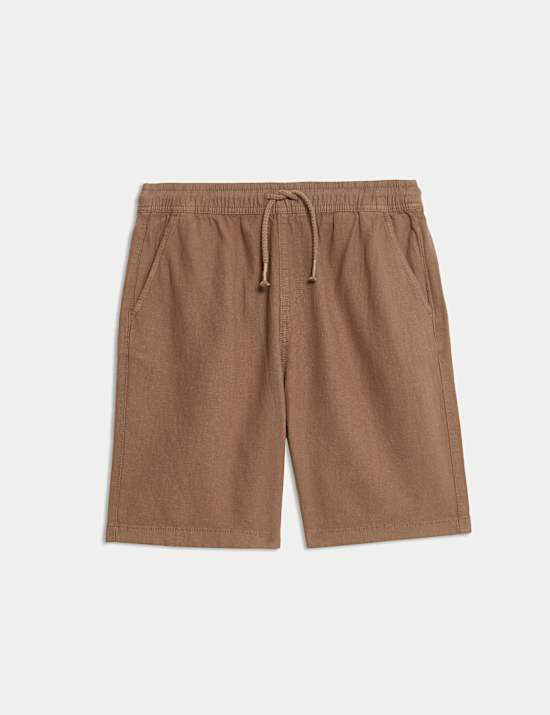 Linen Rich Shorts (2-16 Yrs)