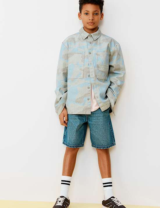 Cotton Rich Denim Shorts (6-16 Yrs)