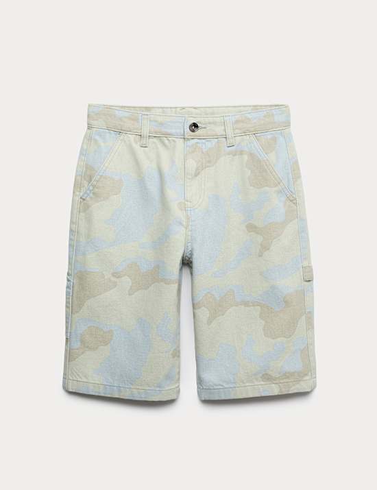 Denim Camouflage Shorts (2-16 Yrs)