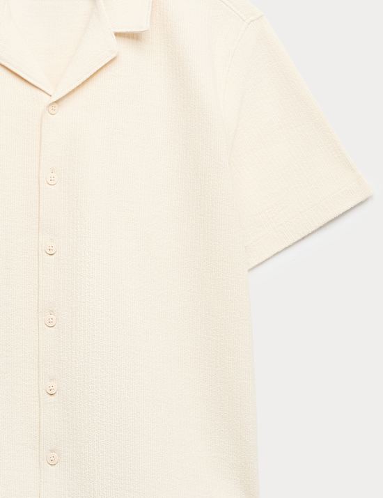 Cotton Rich Textured Shirt (6-16 Yrs)