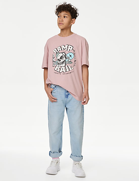 Relaxed Coloured Denim Jeans (6-16 Yrs)
