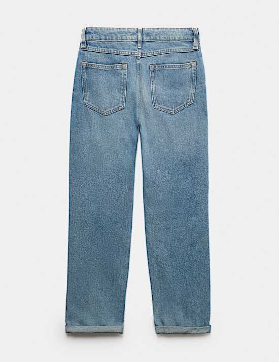 Pure Cotton Relaxed Fit Jeans (6-16 Yrs)