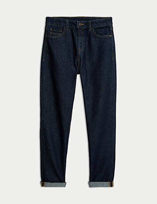 Pure Cotton Relaxed Fit Jeans (6-16 Yrs)