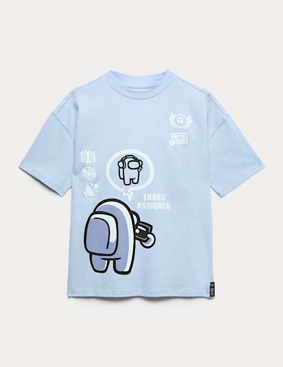 T-shirt 100 % coton &agrave; motif graphique Among Us&trade;