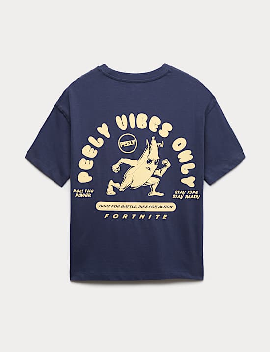 Pure Cotton Fortnite Graphic T-Shirt (6-16 Yrs)