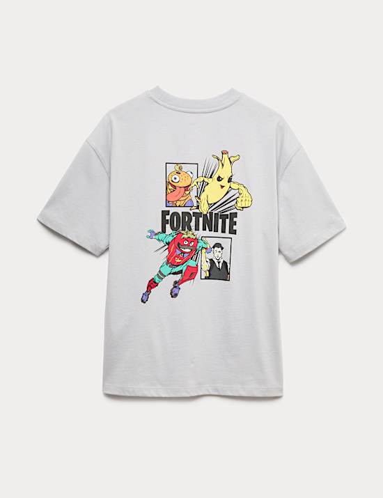 Pure Cotton Fortnite&trade; Graphic T-Shirt (6-16 Yrs)