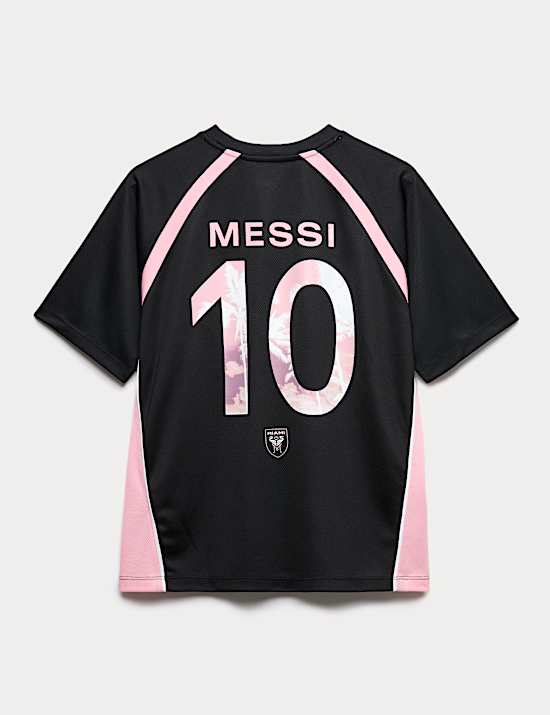 InterMiami Messi Fu&szlig;ball-T-Shirt (6&ndash;16 J.)