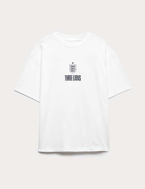 Pure Cotton FA&copy; England Graphic T-Shirt (6-16 Yrs)