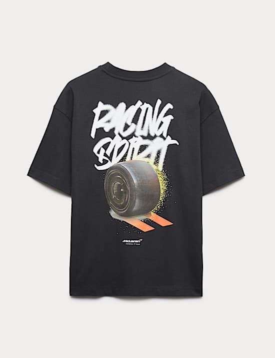 Pure Cotton McLaren&trade; Graphic T-Shirt (6-16 Yrs)