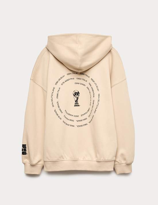 Cotton Rich FIFA&trade; World Cup Graphic Hoodie (2-16 Yrs)