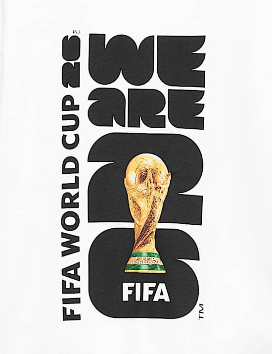 T-shirt 100 % coton &agrave; motif FIFA World Cup 26&trade; (du 2 au 16 ans)