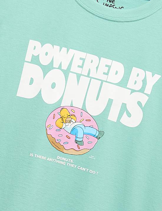 Pure Cotton Simpsons&trade; Graphic T-Shirt (6-16 Yrs)