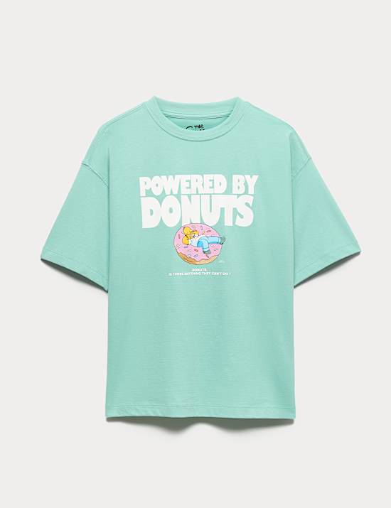 Pure Cotton Simpsons&trade; Graphic T-Shirt (6-16 Yrs)