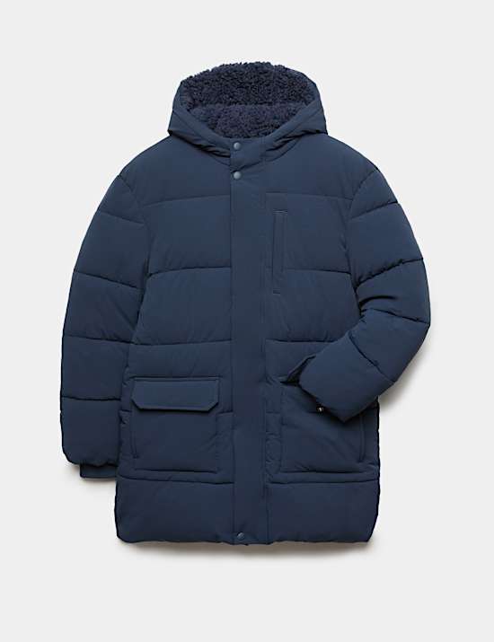 Stormwear Hooded Padded Longline Coat