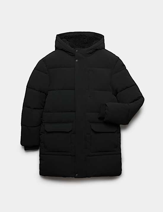 Stormwear Hooded Padded Longline Coat