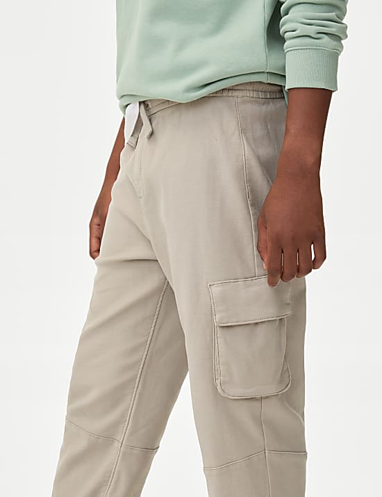 Παντελόνι cargo με υψηλή περιεκτικότητα σε βαμβάκι (6-16 ετών)
