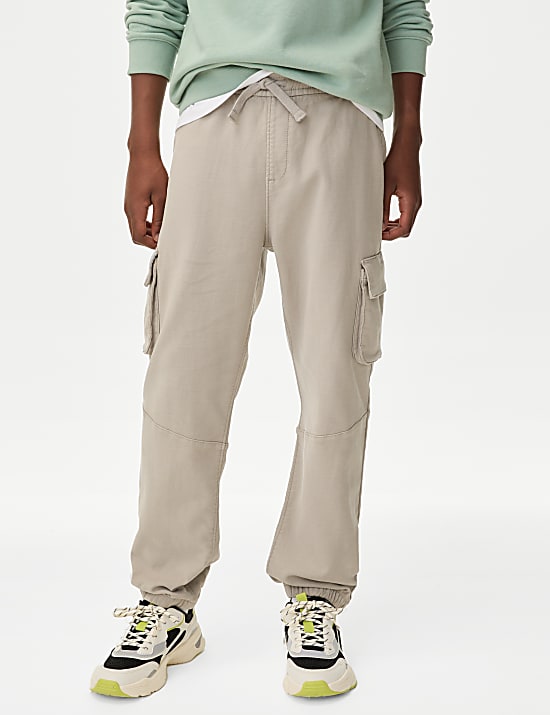 Παντελόνι cargo με υψηλή περιεκτικότητα σε βαμβάκι (6-16 ετών)