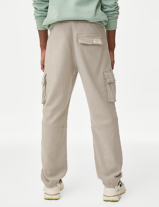 Παντελόνι cargo με υψηλή περιεκτικότητα σε βαμβάκι (6-16 ετών)