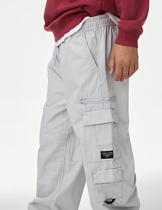 Cotton Rich Cargo Trousers (6-16 Yrs)