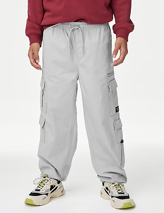 Cotton Rich Cargo Trousers (6-16 Yrs)
