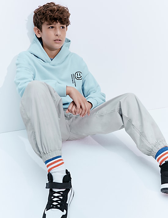 Cotton Rich Cargo Trousers (6-16 Yrs)