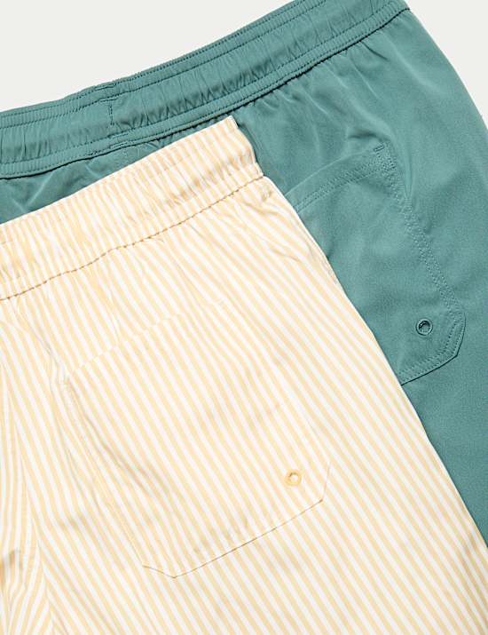 2 Pack Swim Shorts (6-16 Yrs)