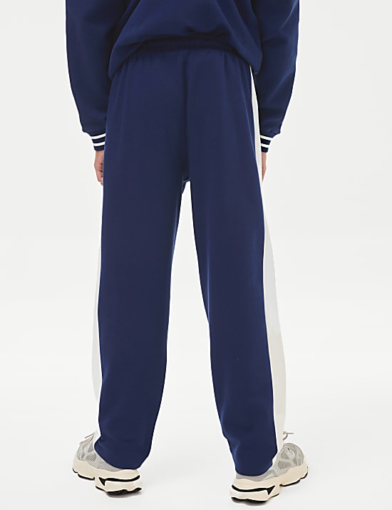 Cotton Rich Side Stripe Joggers (6-16 Yrs)