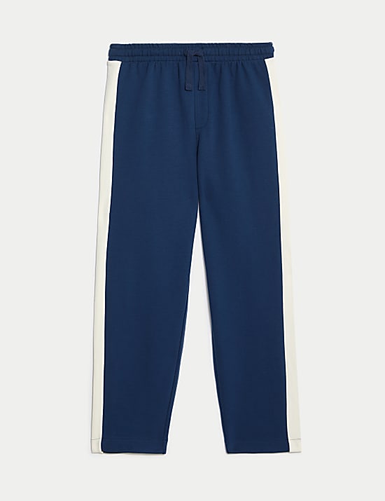 Cotton Rich Side Stripe Joggers (6-16 Yrs)