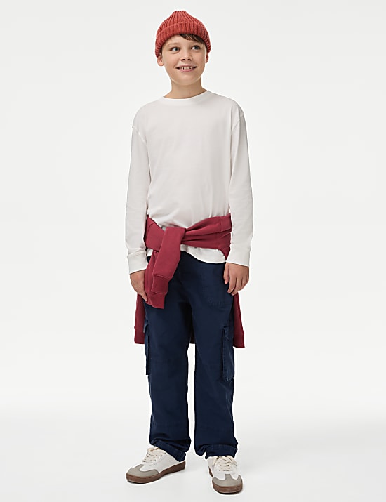 Pantalon cargo en coton (du 6 au 16 ans)