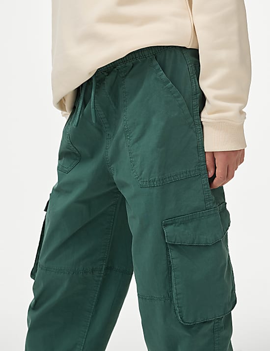 Παντελόνι cargo με υψηλή περιεκτικότητα σε βαμβάκι (6-16 ετών)