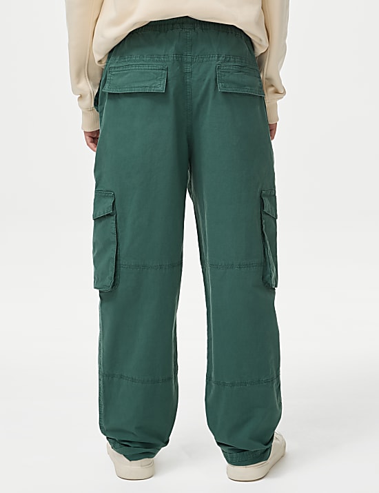 Παντελόνι cargo με υψηλή περιεκτικότητα σε βαμβάκι (6-16 ετών)