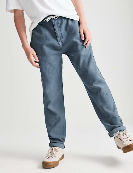 Relaxed Cotton Rich Skater Chinos (2-16 Yrs)