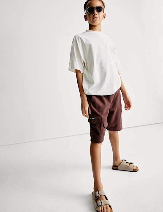 Cotton Rich Cargo Shorts (6-16 Yrs)