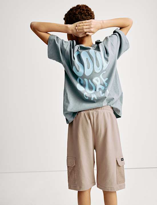 Cotton Rich Cargo Shorts (6-16 Yrs)