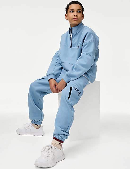 Sportovn&iacute; tepl&aacute;ky s vysok&yacute;m pod&iacute;lem bavlny (2&ndash;16 let)