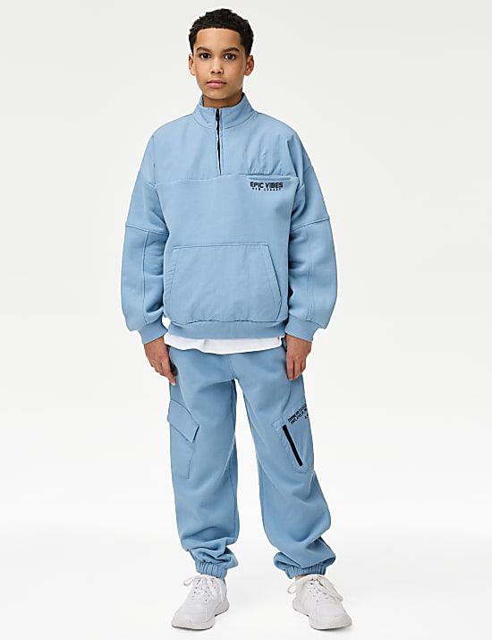 Sportovn&iacute; tepl&aacute;ky s vysok&yacute;m pod&iacute;lem bavlny (2&ndash;16 let)