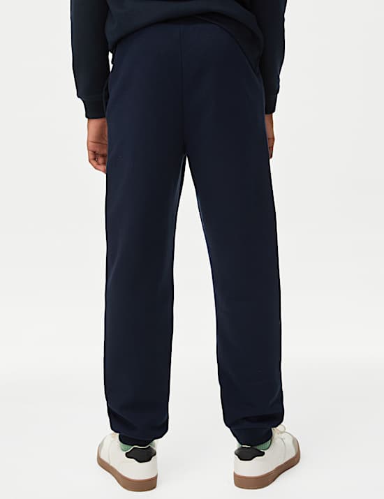 Cotton Blend Pique Cuffed Trousers (6-16 Yrs)