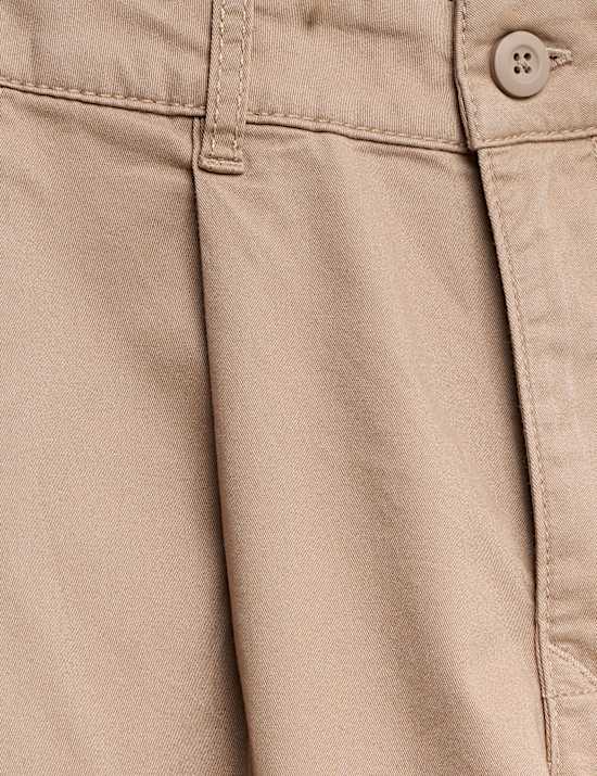 Cotton Rich Pleated Chinos (6-16 Yrs)