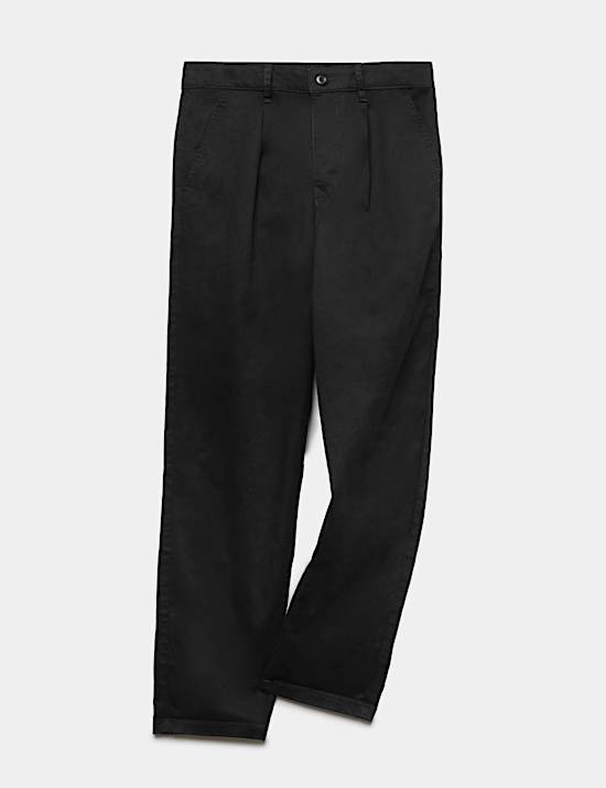 Cotton Rich Pleated Chinos (6-16 Yrs)