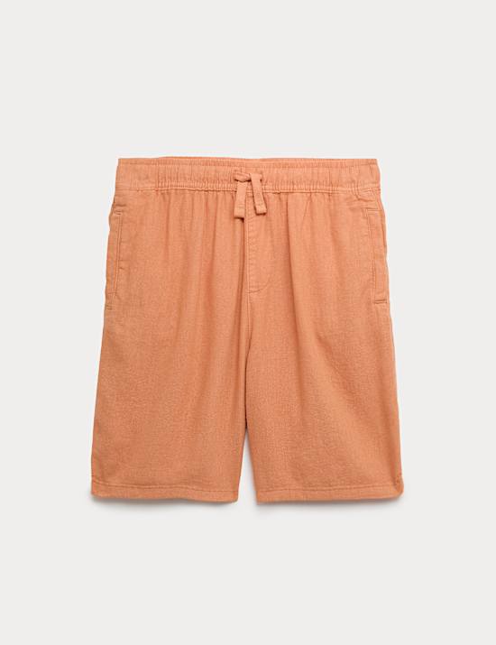 Linen Rich Shorts (6-16 Yrs)