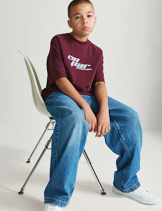 T-shirt 100 % coton avec Golf Logo(du 6 au 16 ans)