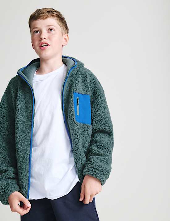 Borg Zip Through Jumper (6-16 Yrs)