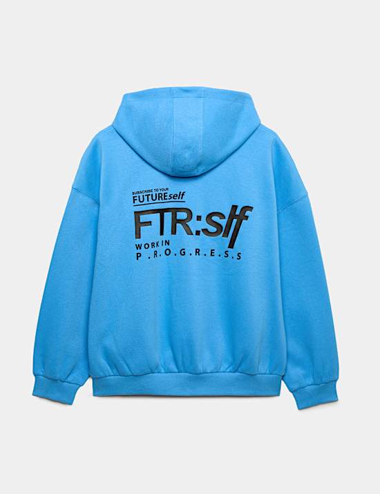Cotton Rich Graphic Hoodie (6-16 Yrs)