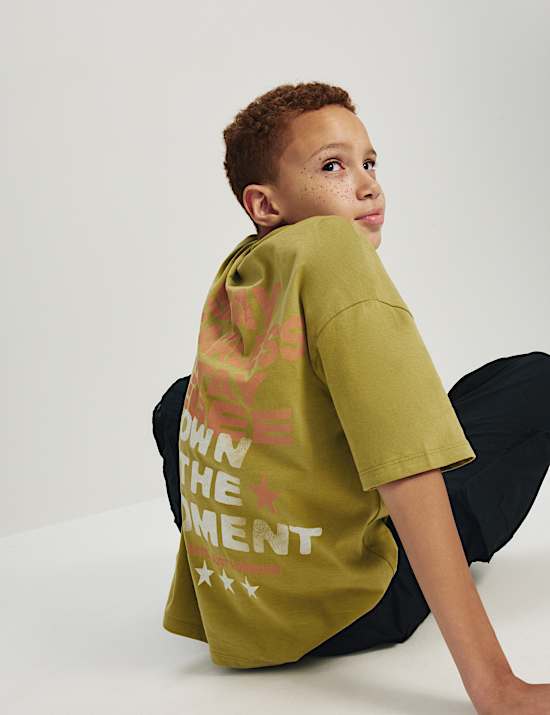Pure Cotton Own The Moment T-Shirt (6-16 Yrs)