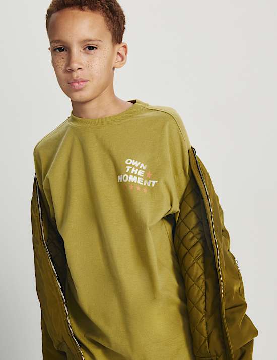 Pure Cotton Own The Moment T-Shirt (6-16 Yrs)