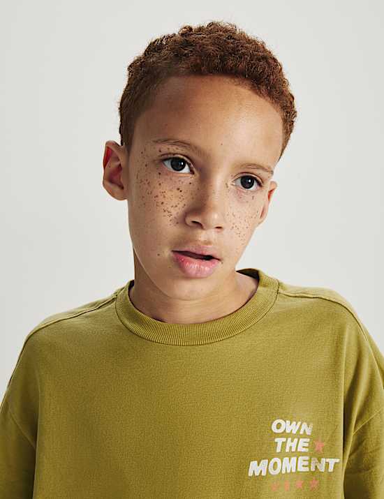 Pure Cotton Own The Moment T-Shirt (6-16 Yrs)