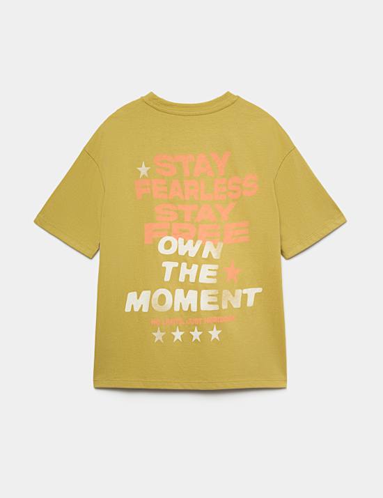 Pure Cotton Own The Moment T-Shirt (6-16 Yrs)
