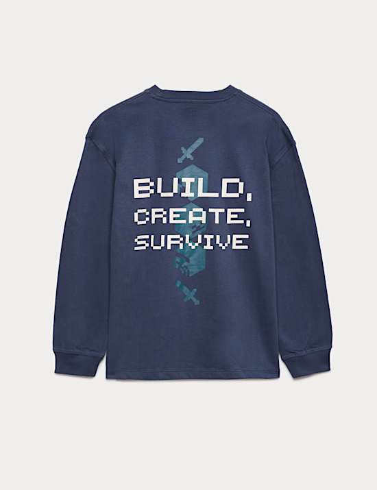 Pure Cotton Minecraft&trade; Top (6-16 Yrs)