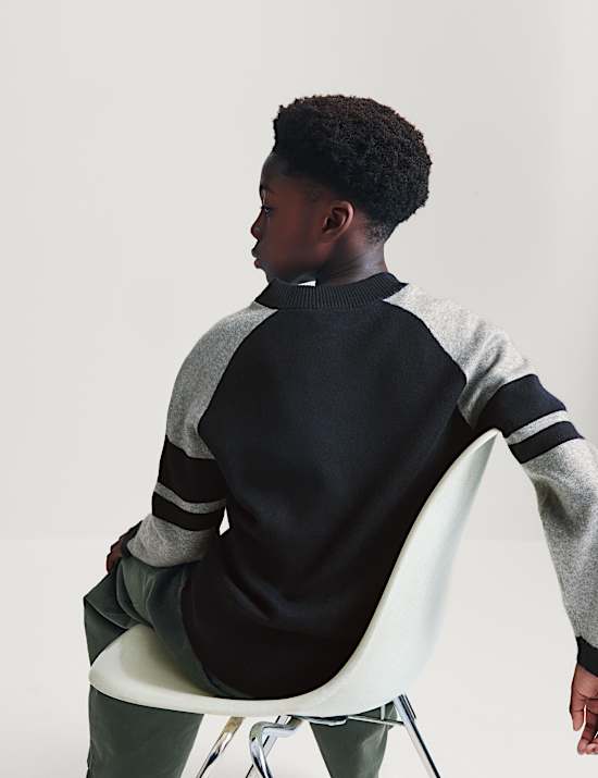 Knitted Bomber Style Cardigan (6-16 Yrs)